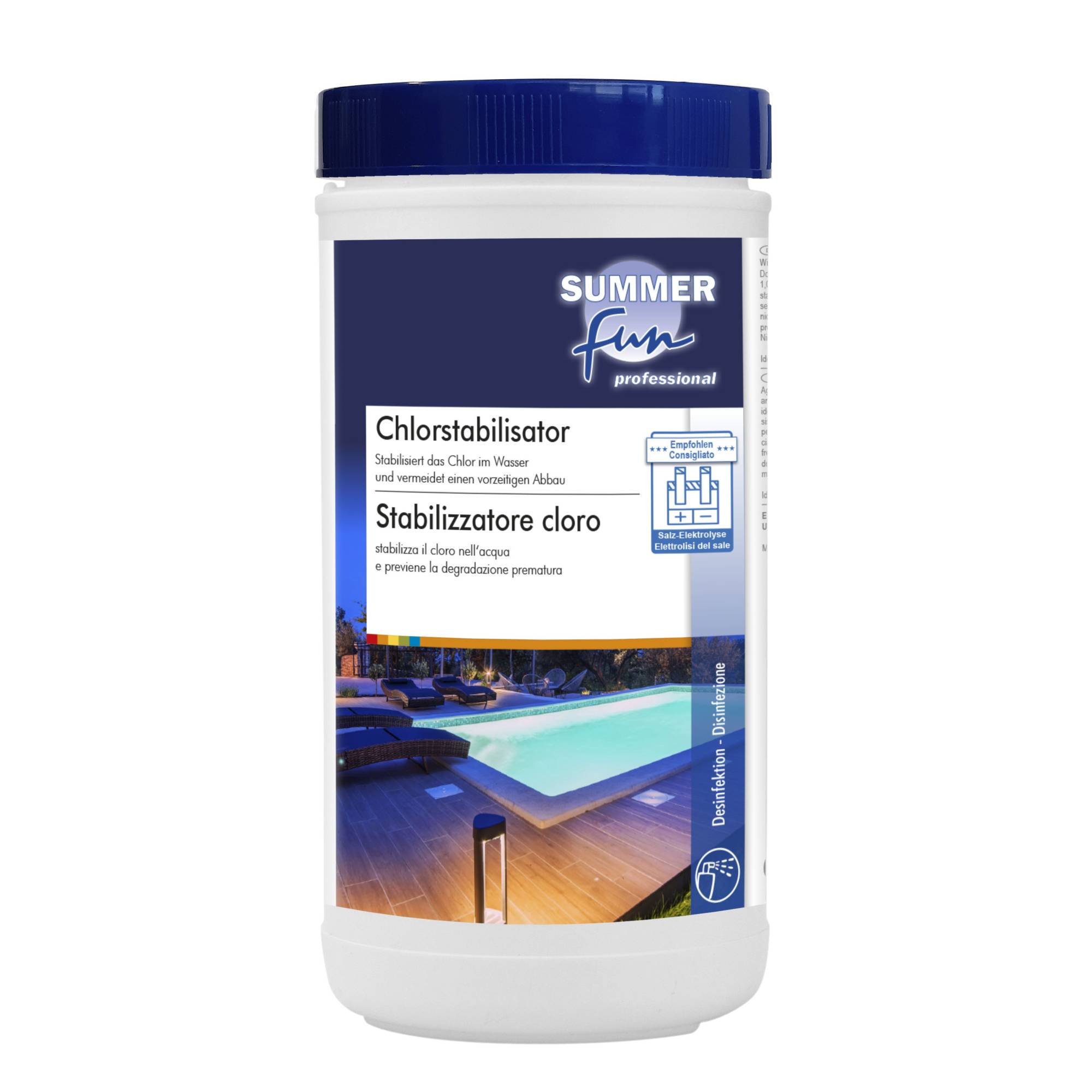 Summer Fun Chlorstabilisator für Elektrolyse - 1 kg